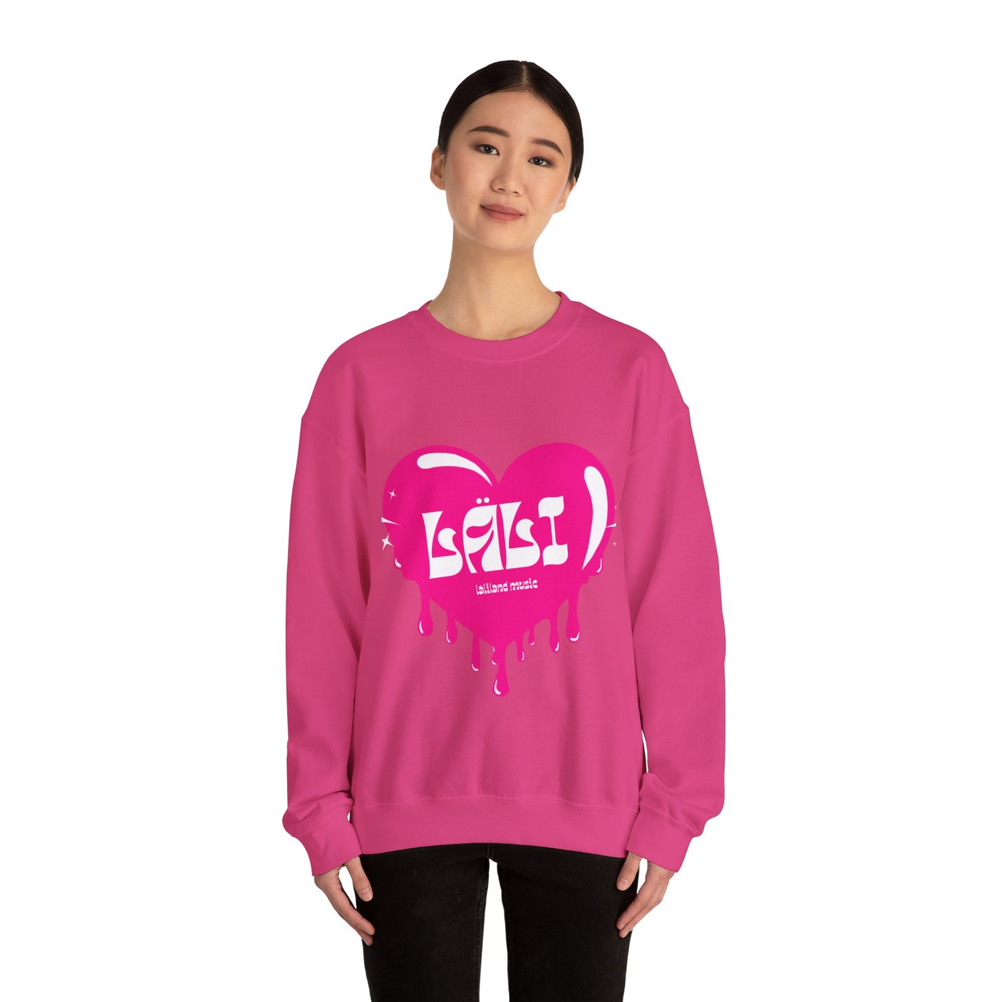LÄLI Sweatshirt | EDM, cosmic, energy healing, plur, good vibes, compassion, loving frequency