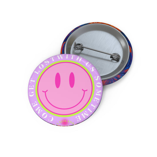 Custom Smiley Face Pin Buttons, Fun Accessories for Parties, Gifts for Friends, Mood Boosters, Joyful Additions to Bags