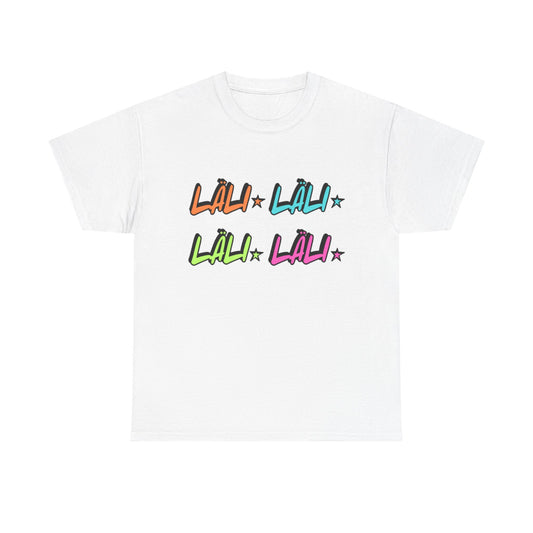 LÄLI Starburst Logo Tee | Colorful Rave T-Shirt for EDM Fans & Festival Fits, Colorful Rave T-Shirt for EDM Fans & Festival Fits, Music Lovers & Dreamers, Unisex Cotton Tee for Deep Feelers + Main Characters, Ravecore